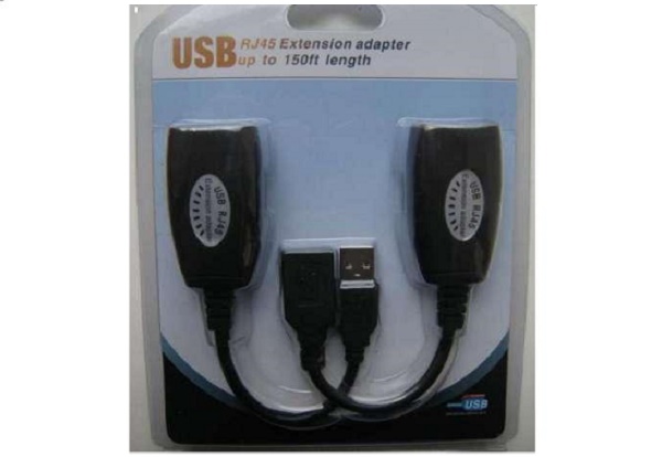 USB подовжувач по RJ45 кручений парі через кабель LAN до 50м UTP