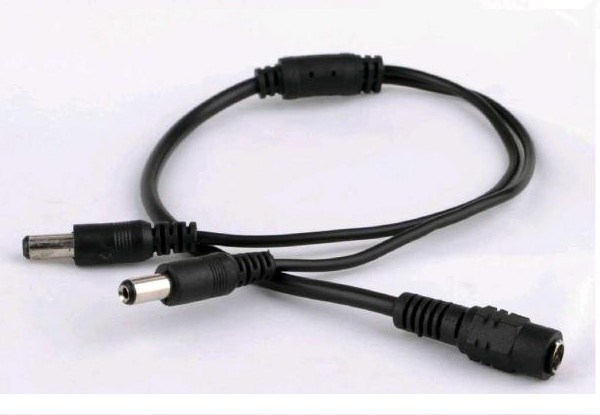 Кабель дільник живлення GV-DCS 1/2, 12V, DC відеоспостереження.