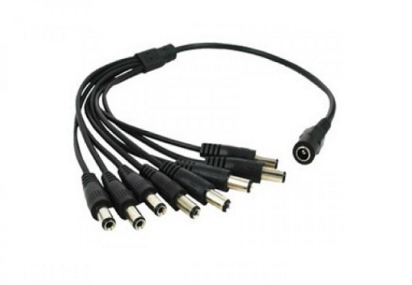 Кабель дільник живлення GV-DCS 1/8, 12V, на 8 DC відеоспостереження.